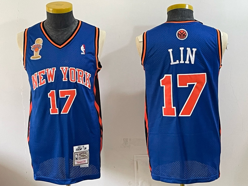 Men New York Knicks #17 Lin blue 2026 Nike NBA jersey 0702004